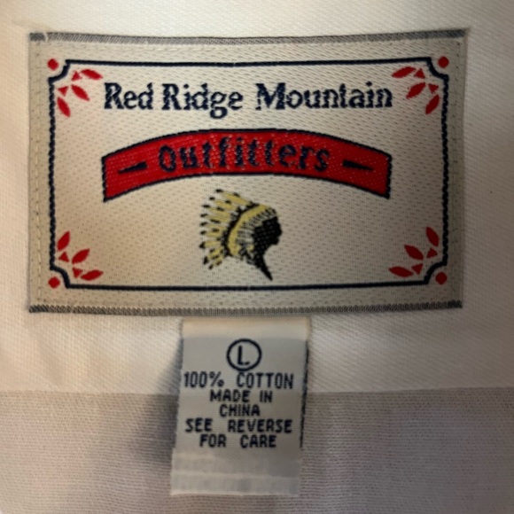 Red Ridge Mountain Outfitters Original Embroidered Mens Shirt Size Large - Picture 8 of 8